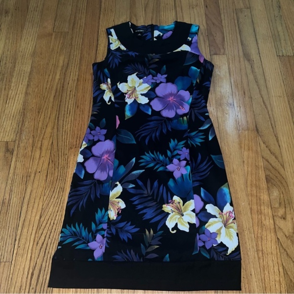 Vintage Tropical Hibiscus Hawaiian casual dress